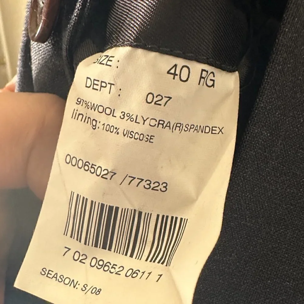 Brooks Brothers 346 Stretch 40R Suit Jacket Blazer Sport Coat Size 40